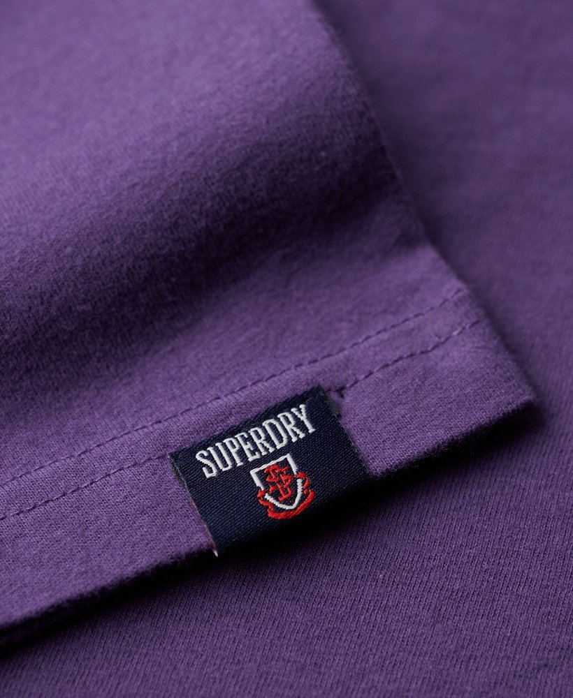 atletisch t-shirt met graphic print voor atletiek in lex purple