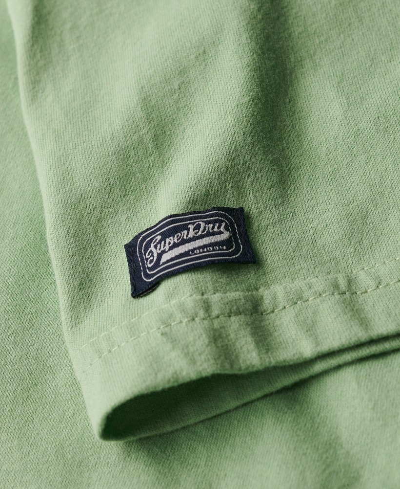 t-shirt van gasoline workwear in zachtgroen