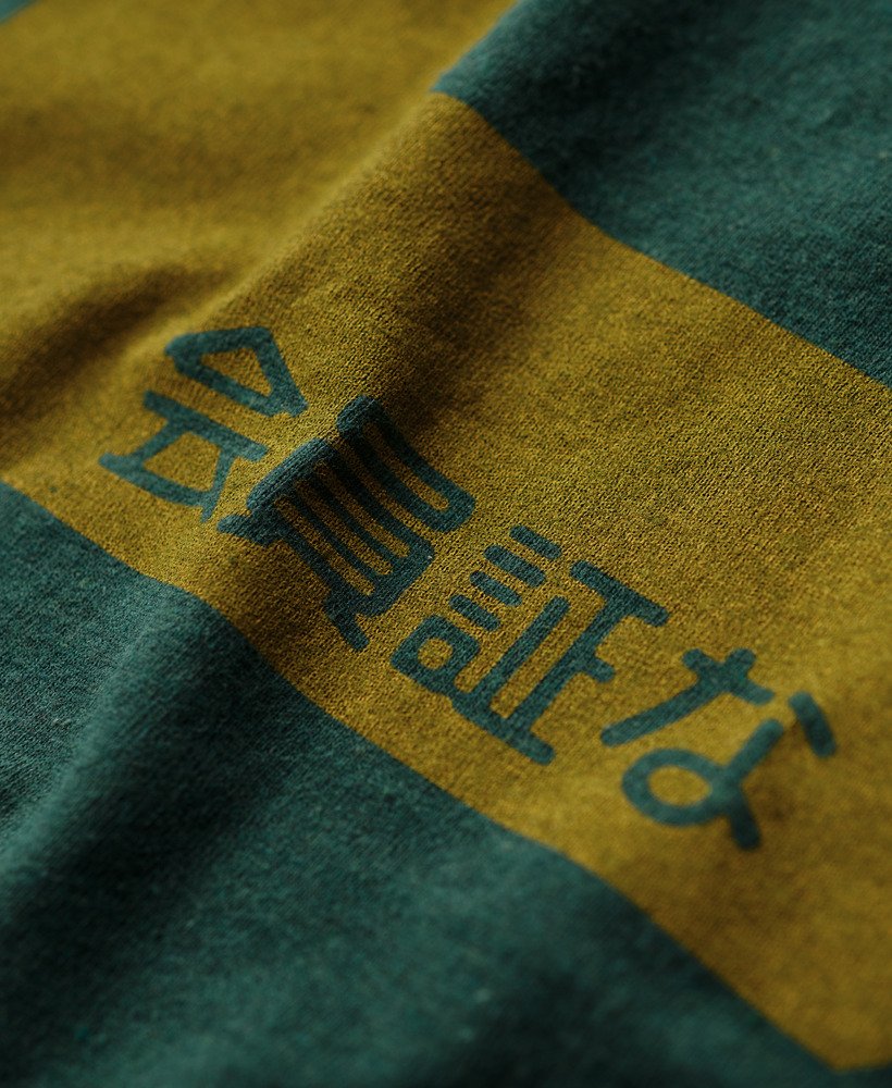 osaka 6 grafisch t-shirt in bengreen marl