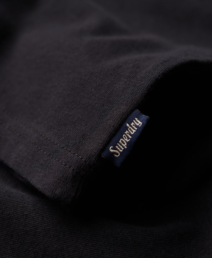 t-shirt met fotografisch logo in zwart