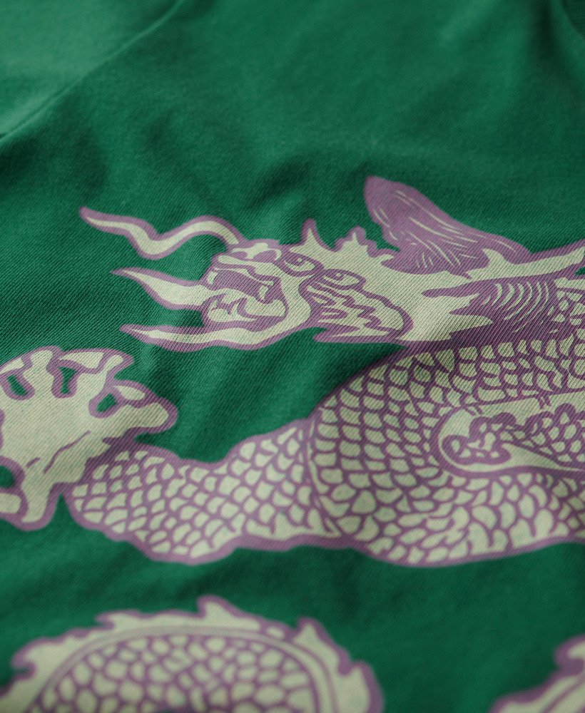superdry x komodo vintage t-shirt in erin green