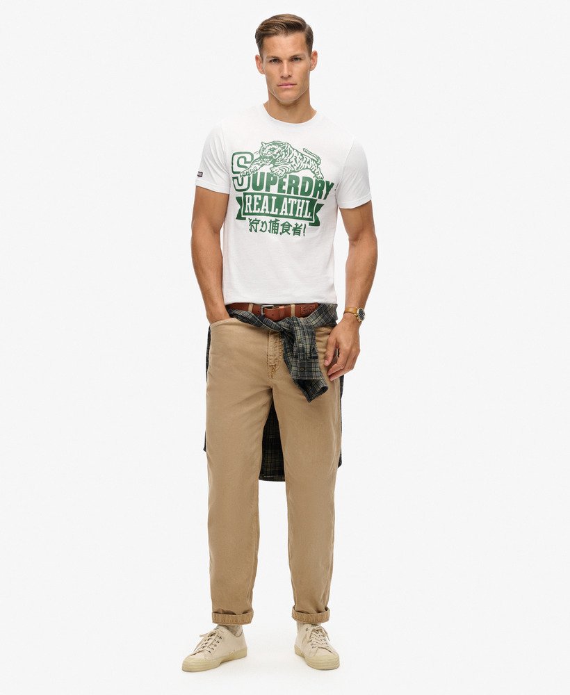 klassiek sportief t-shirt in optic