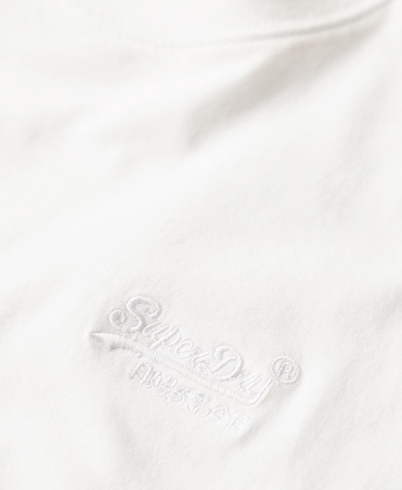 t-shirt met essential logo van biologisch katoen in opticoptic