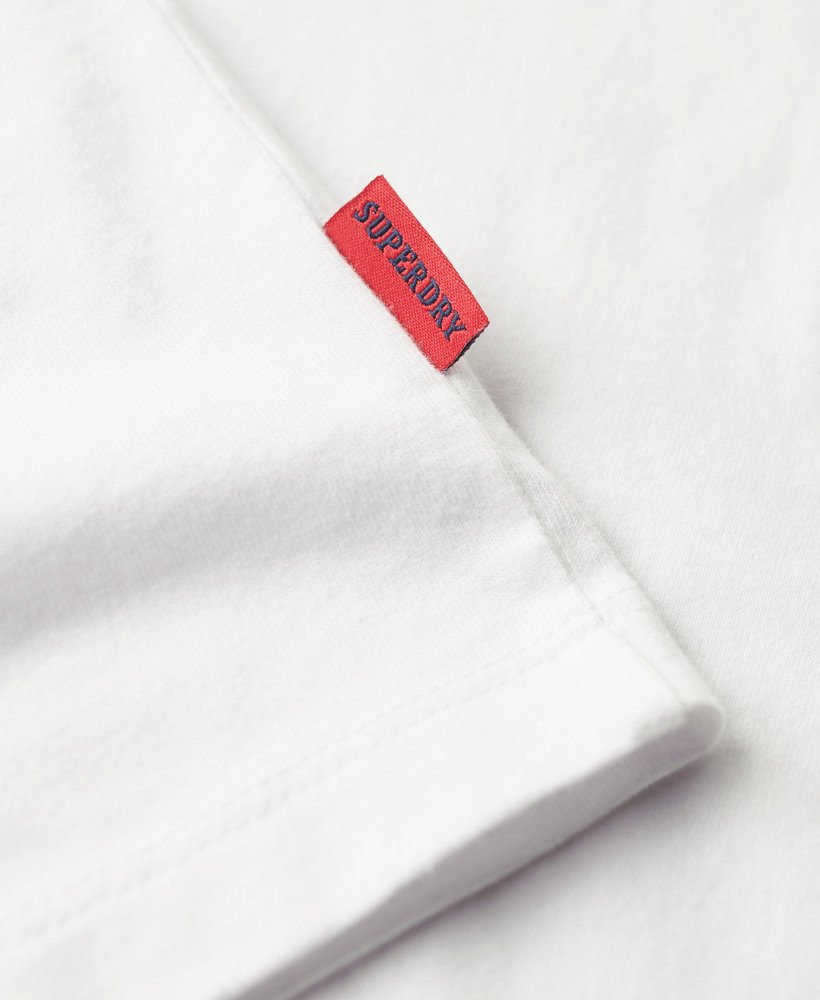 t-shirt met essential logo van biologisch katoen in opticoptic