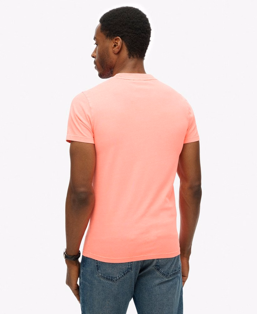 Essential Logo Geborduurd Neon T-shirt