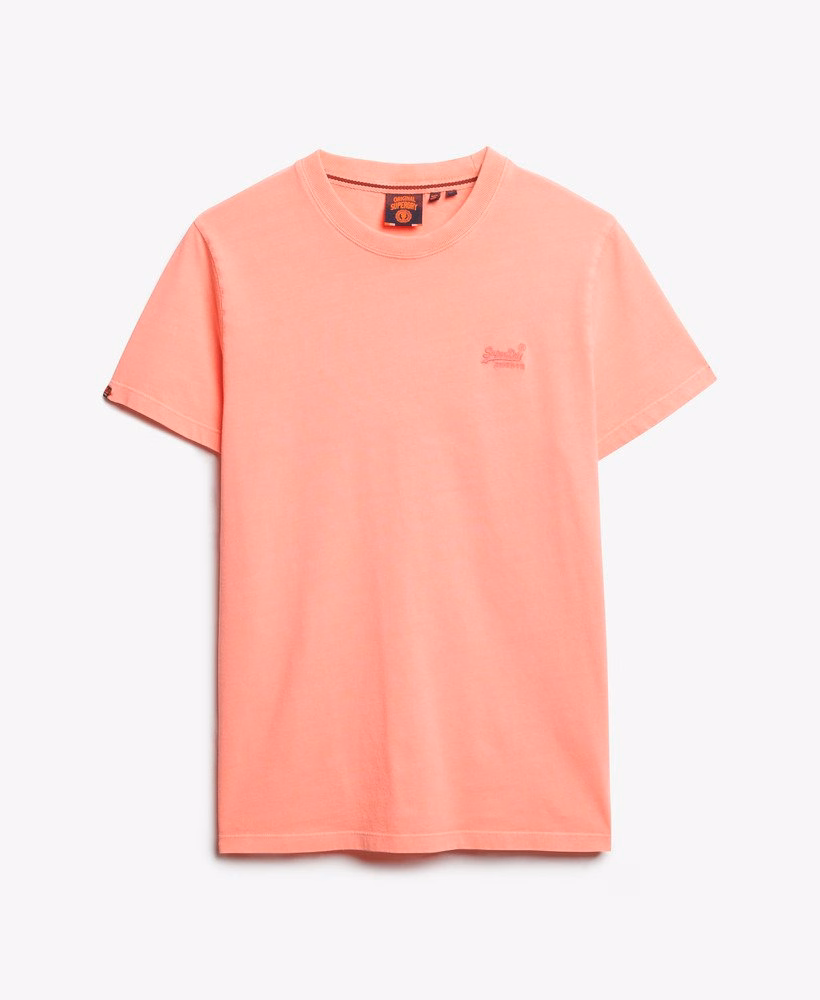 Essential Logo Geborduurd Neon T-shirt