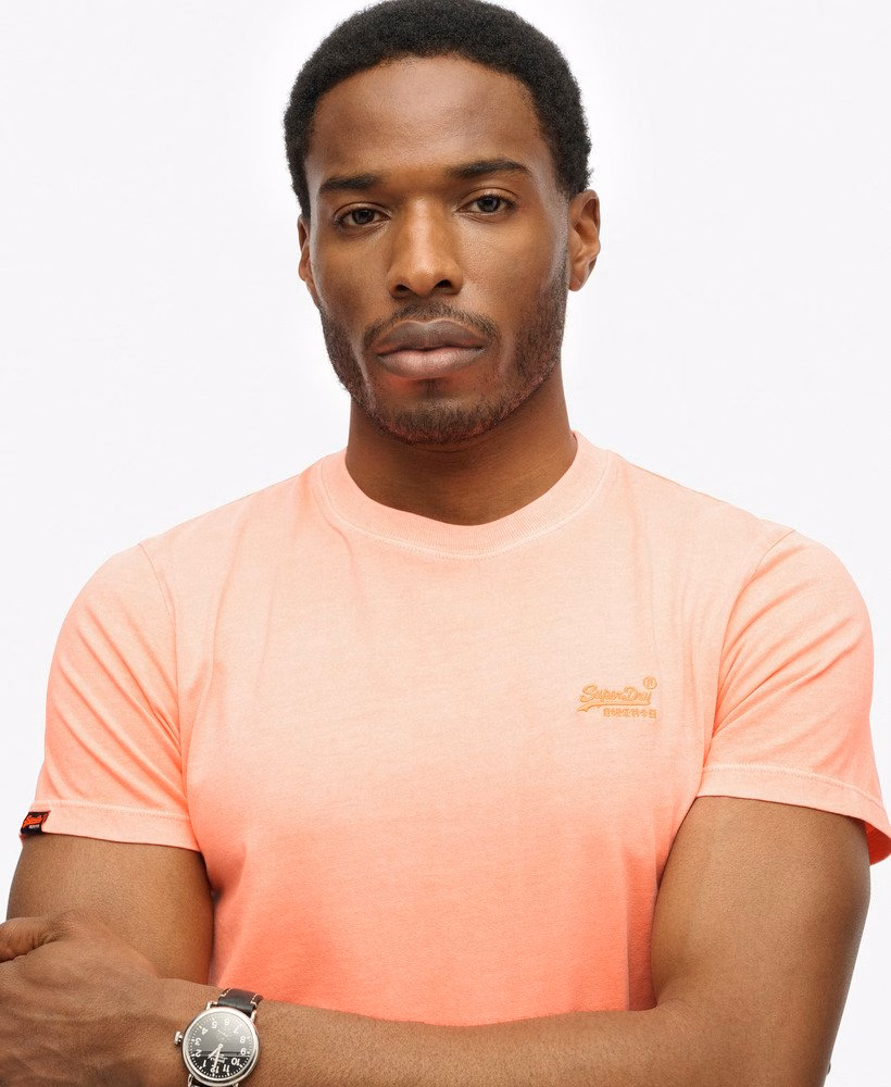 Essential Logo Geborduurd Neon T-shirt