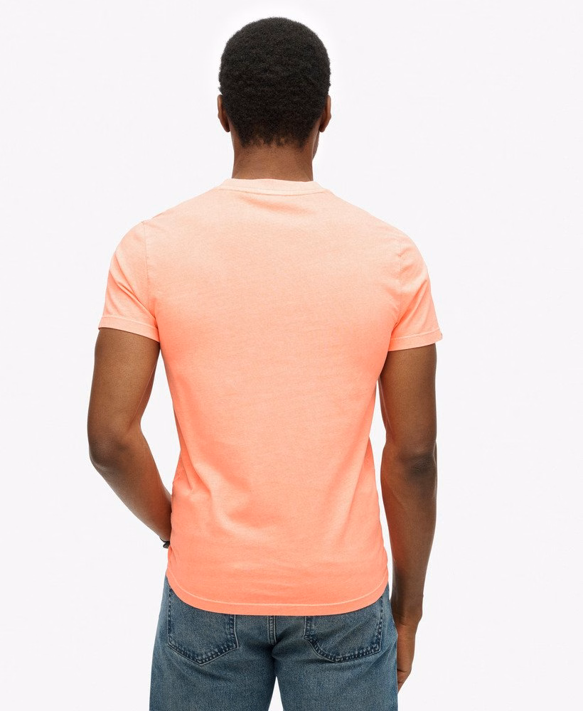 Essential Logo Geborduurd Neon T-shirt