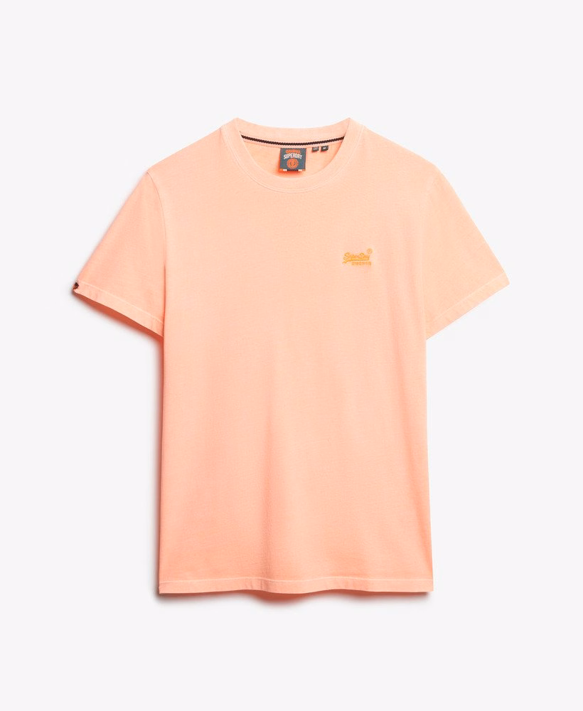 Essential Logo Geborduurd Neon T-shirt