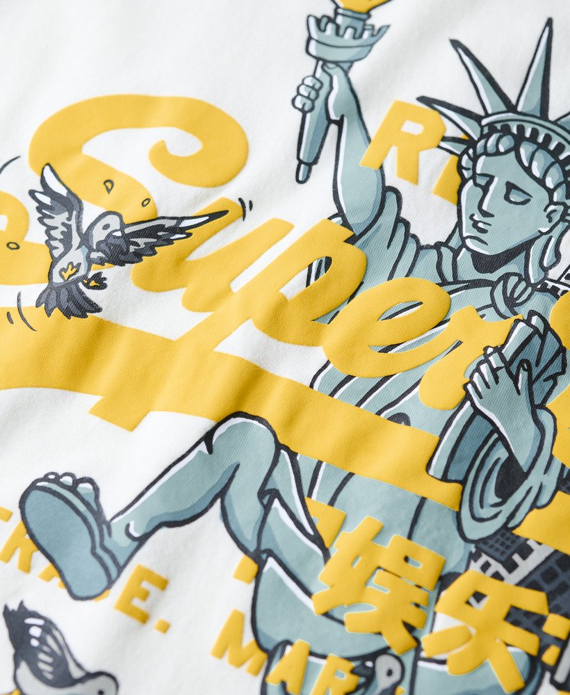 new york graphic t-shirt in off white