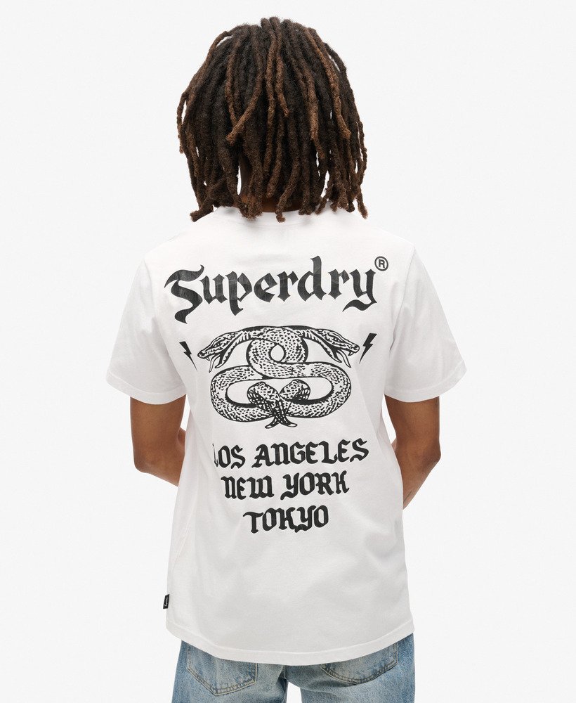 retro rock graphic t-shirt in optic