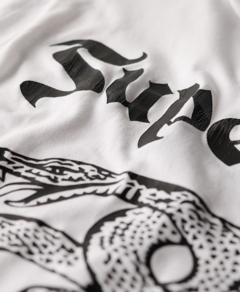 retro rock graphic t-shirt in optic