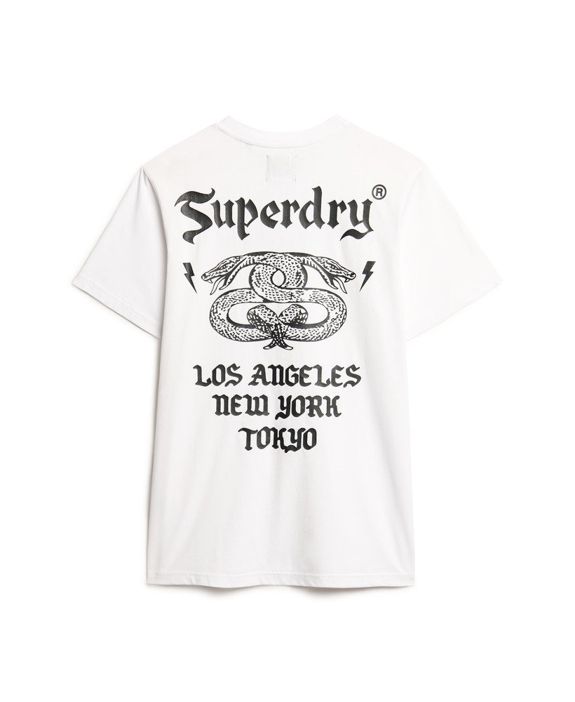 retro rock graphic t-shirt in optic