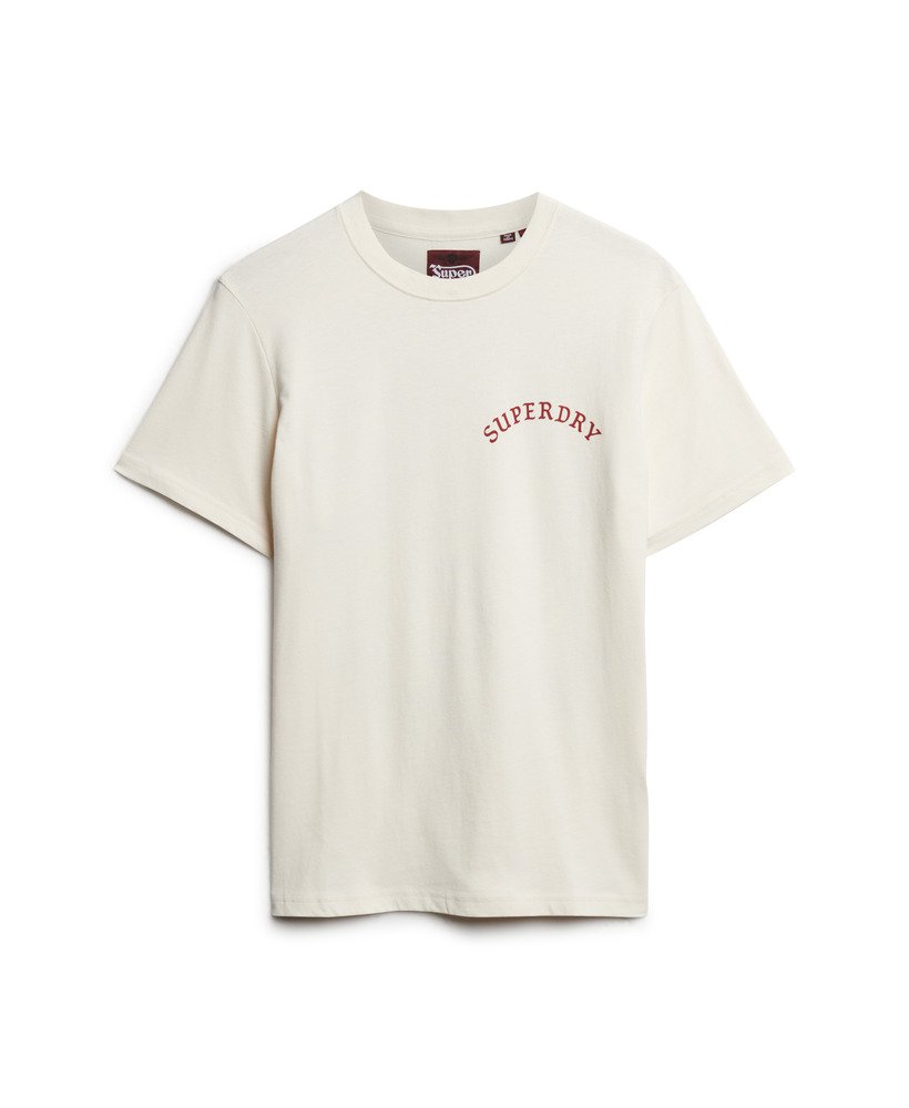 tattoo graphic t-shirt in crÈme