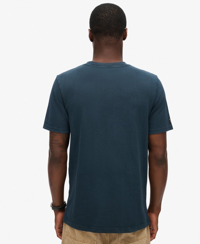 werkshirt met benzineprint in eclipse navy-kleur