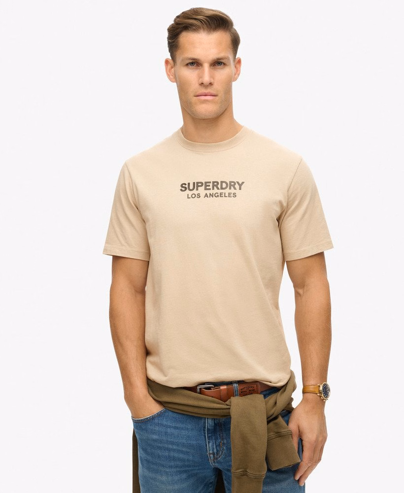 Luxe sportief T-shirt met losse pasvorm