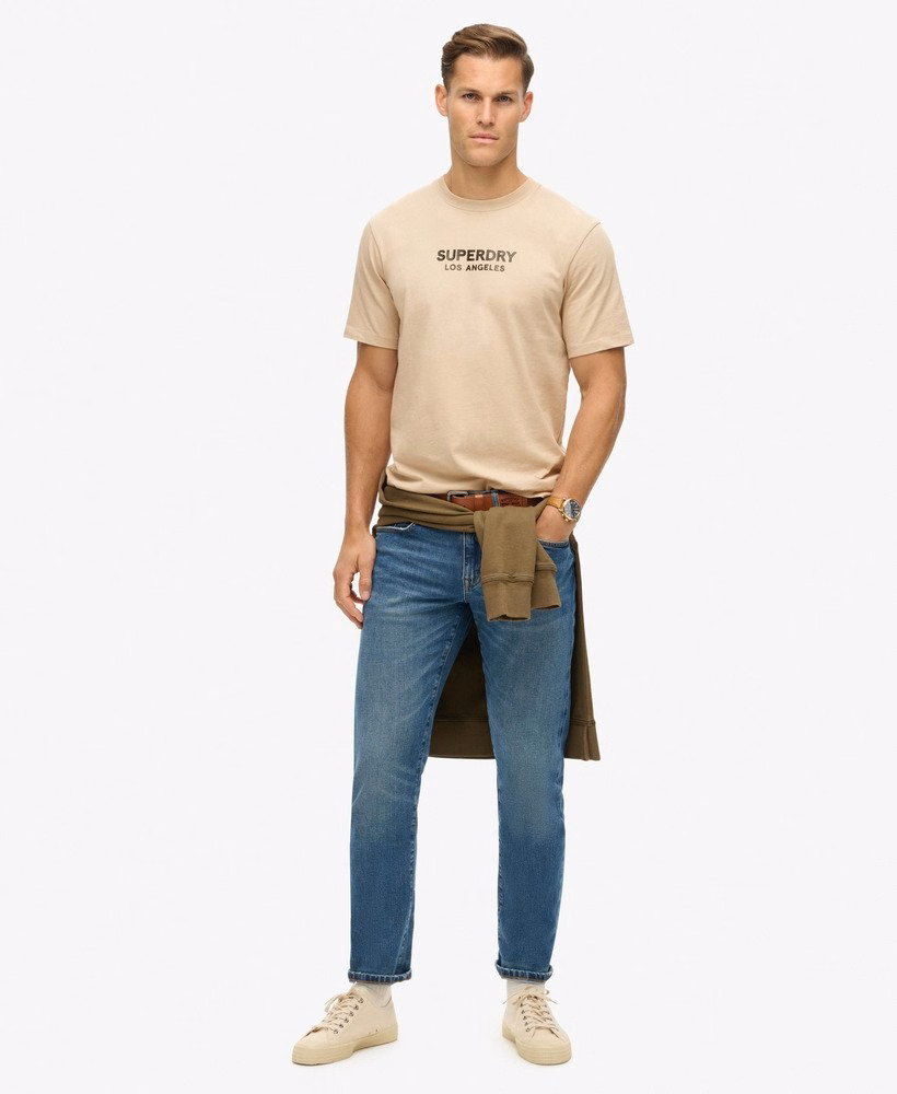 Luxe sportief T-shirt met losse pasvorm