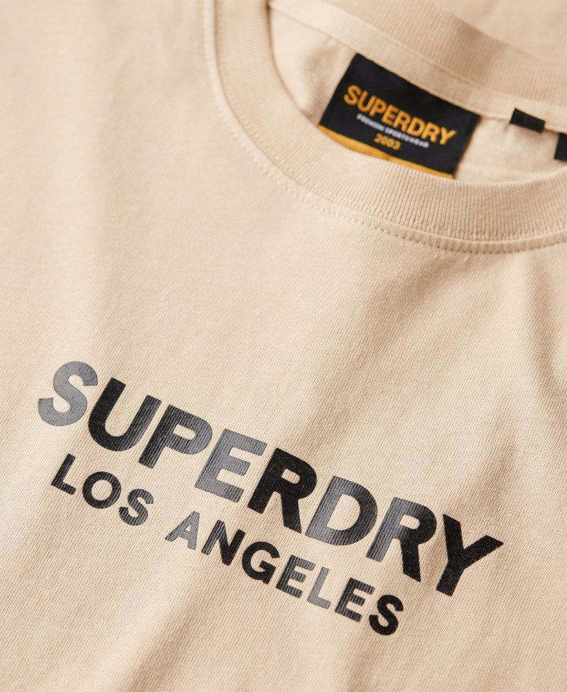 Luxe sportief T-shirt met losse pasvorm