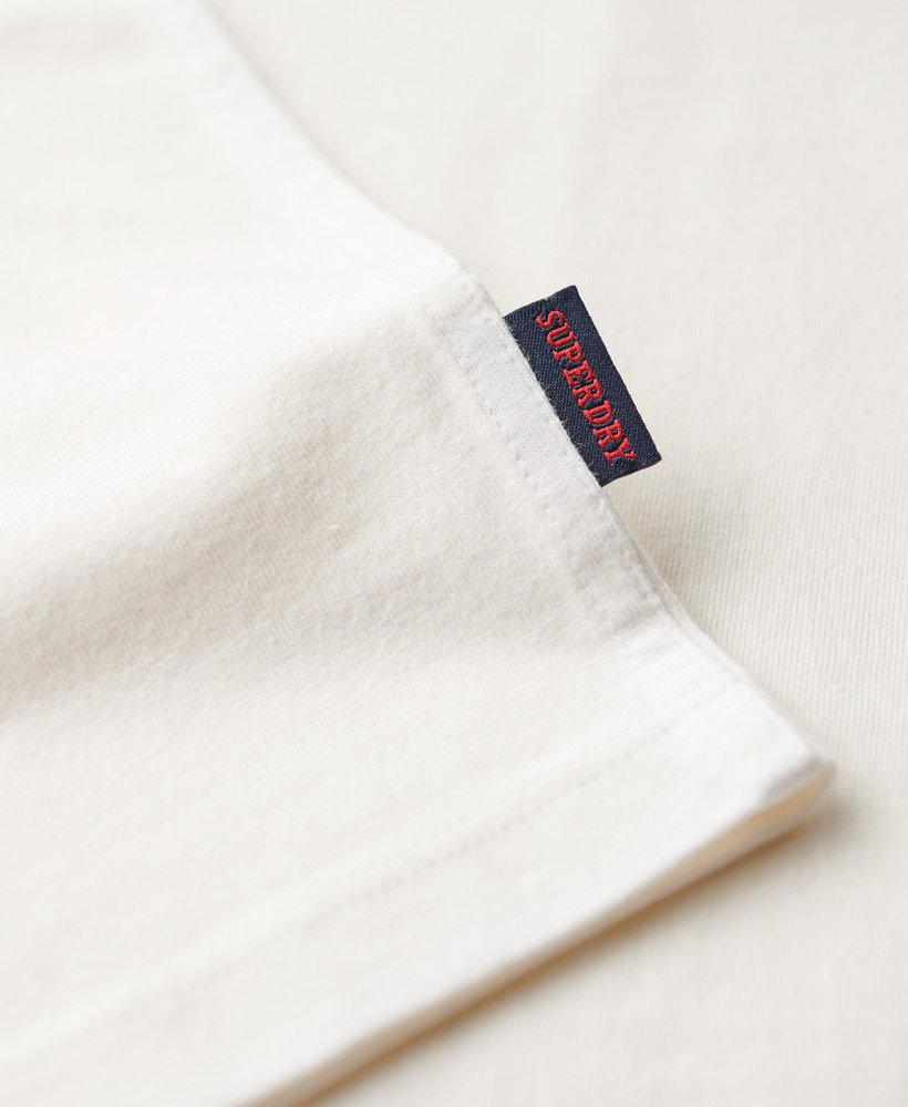 essential logo retro gestreept t-shirt in optic
