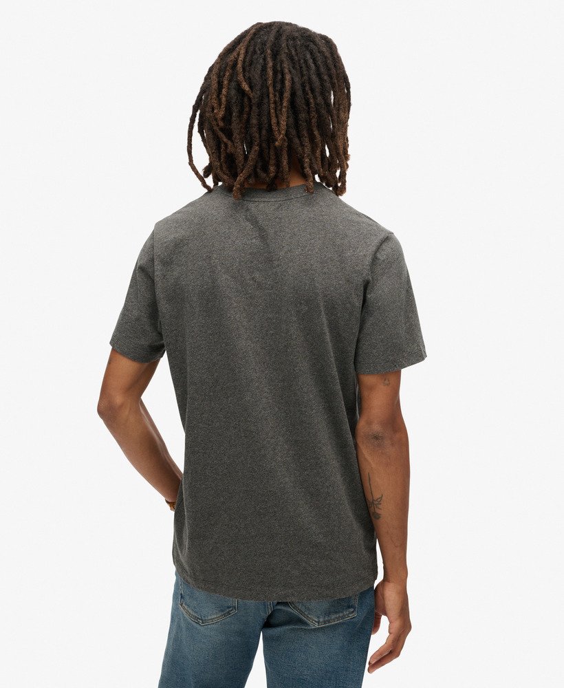 copper label workwear t-shirt in surplus gravel grey grit