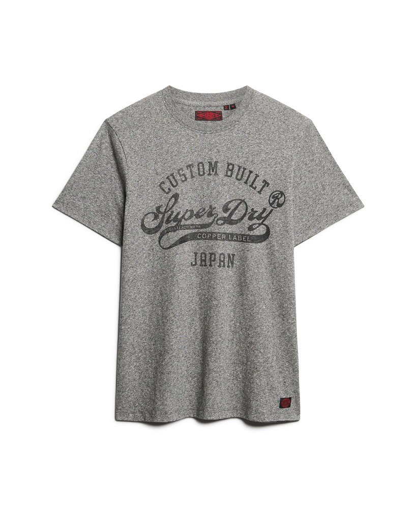 copper label workwear t-shirt in lichtgrijs true grit