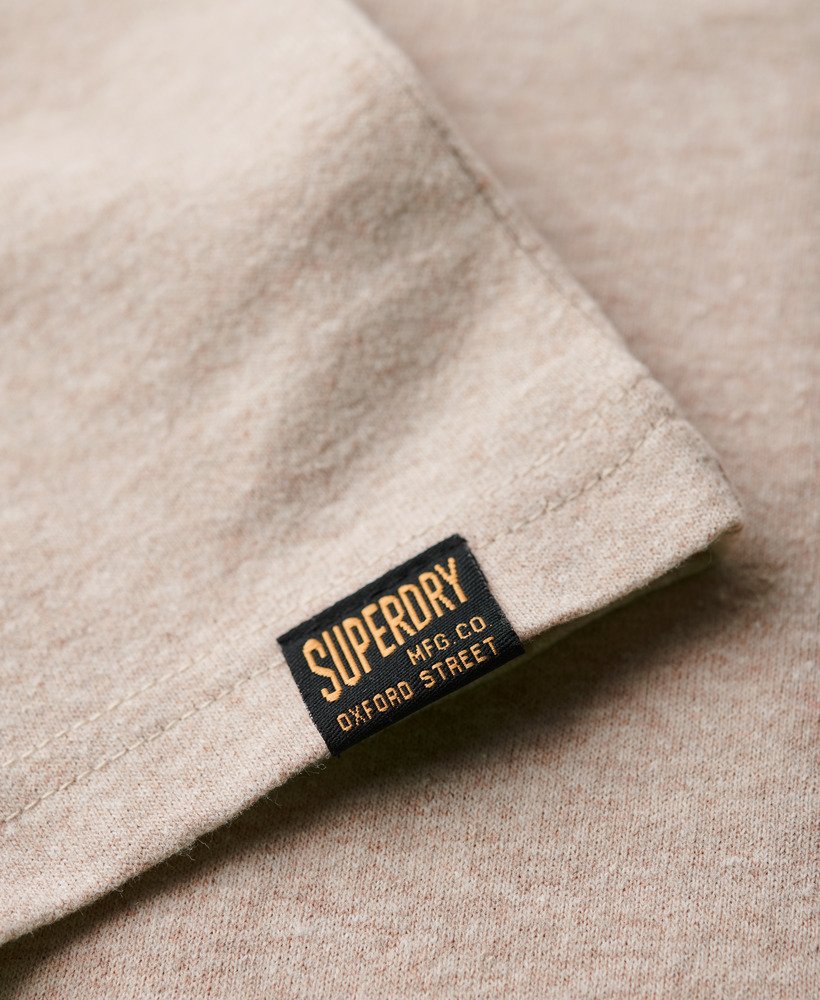 klassiek heritage t-shirt in lavin beige marl