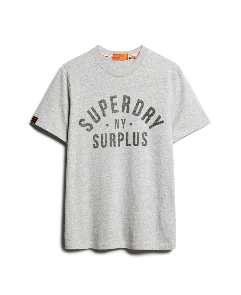 overtollig grafisch t-shirt in overtollig grijs grindle-materiaal.