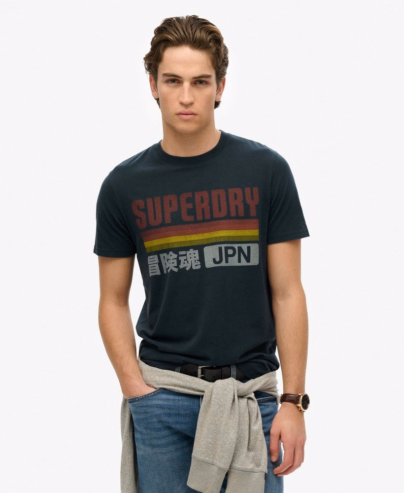 Japan Stripe Relaxed T-shirt