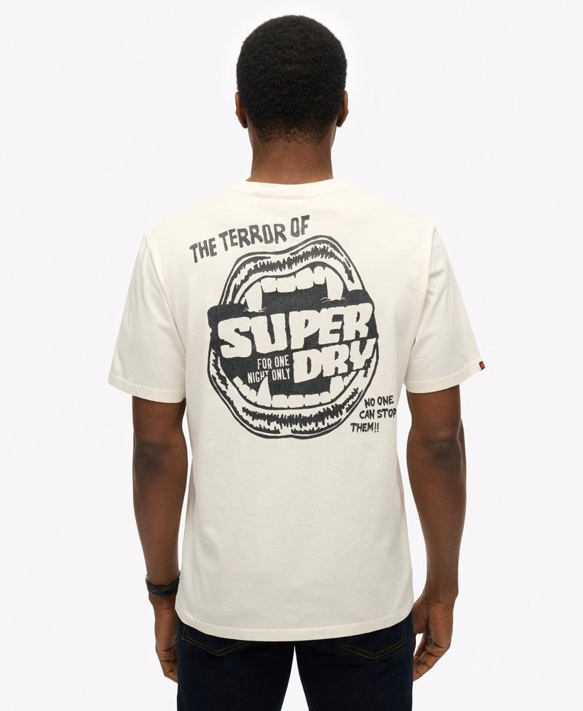 B-film graphic loose T-shirt