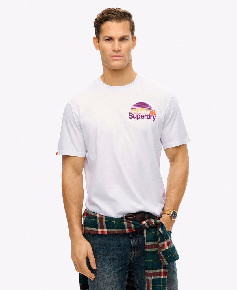 Core Logo Great Outdoors T-shirt met borstprint