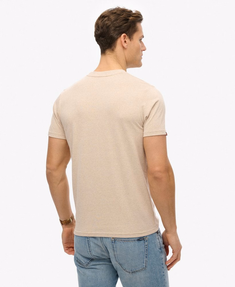 Relaxed T-shirt met logo van de locatie en strepen