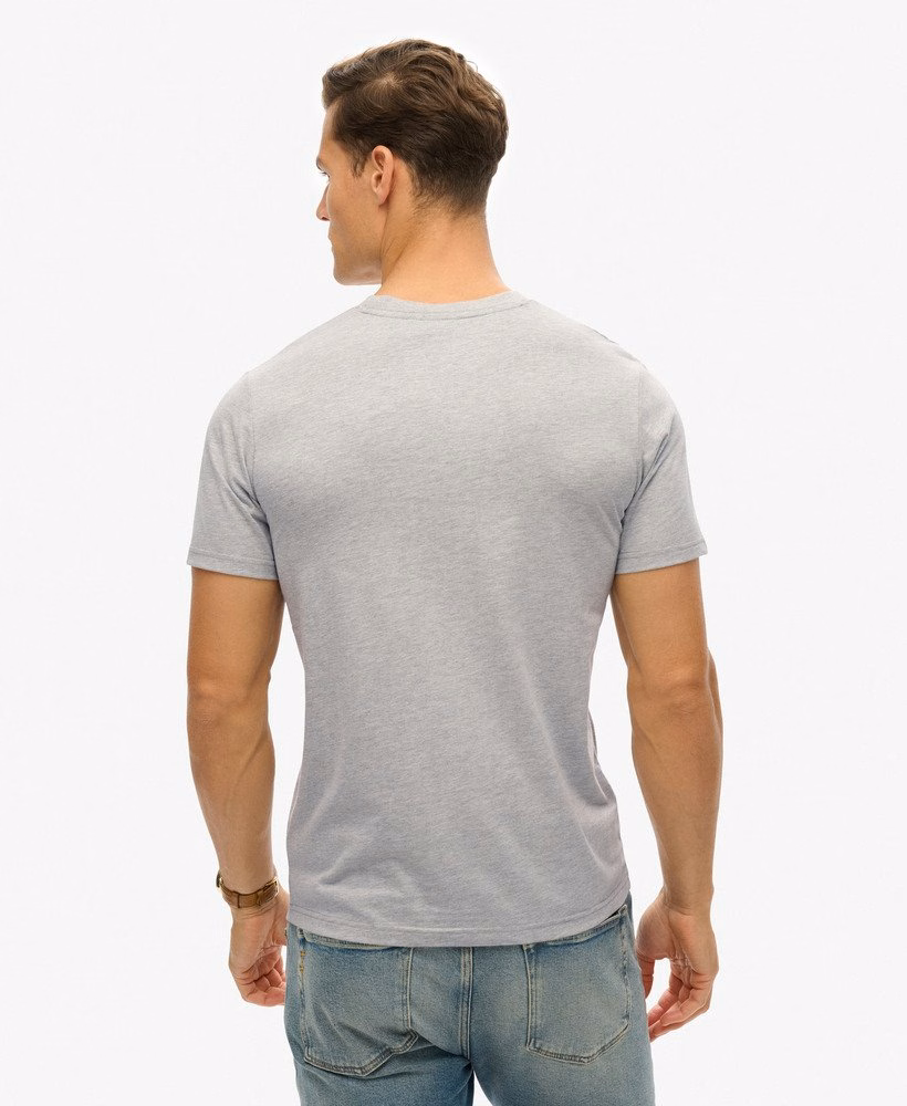 Relaxed T-shirt met vintage logo en borduursel