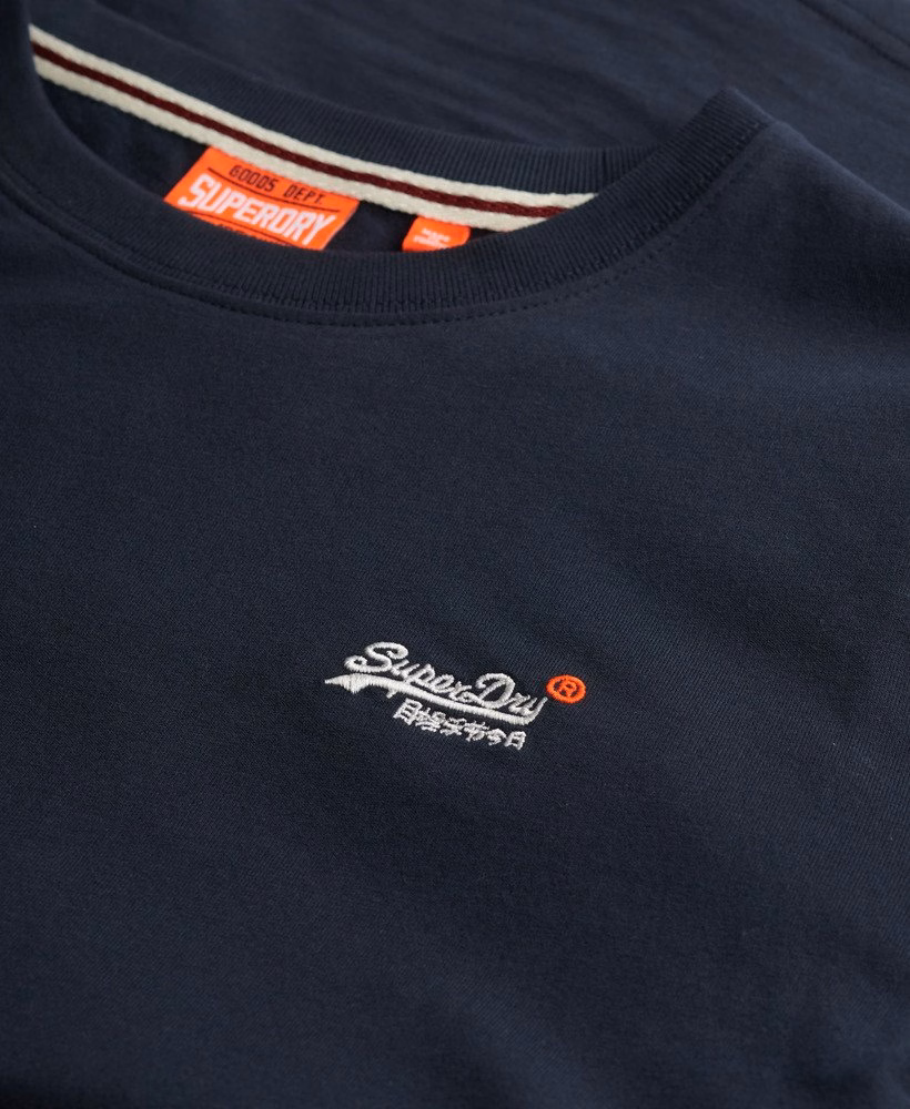 Essentieel geborduurd T-shirt