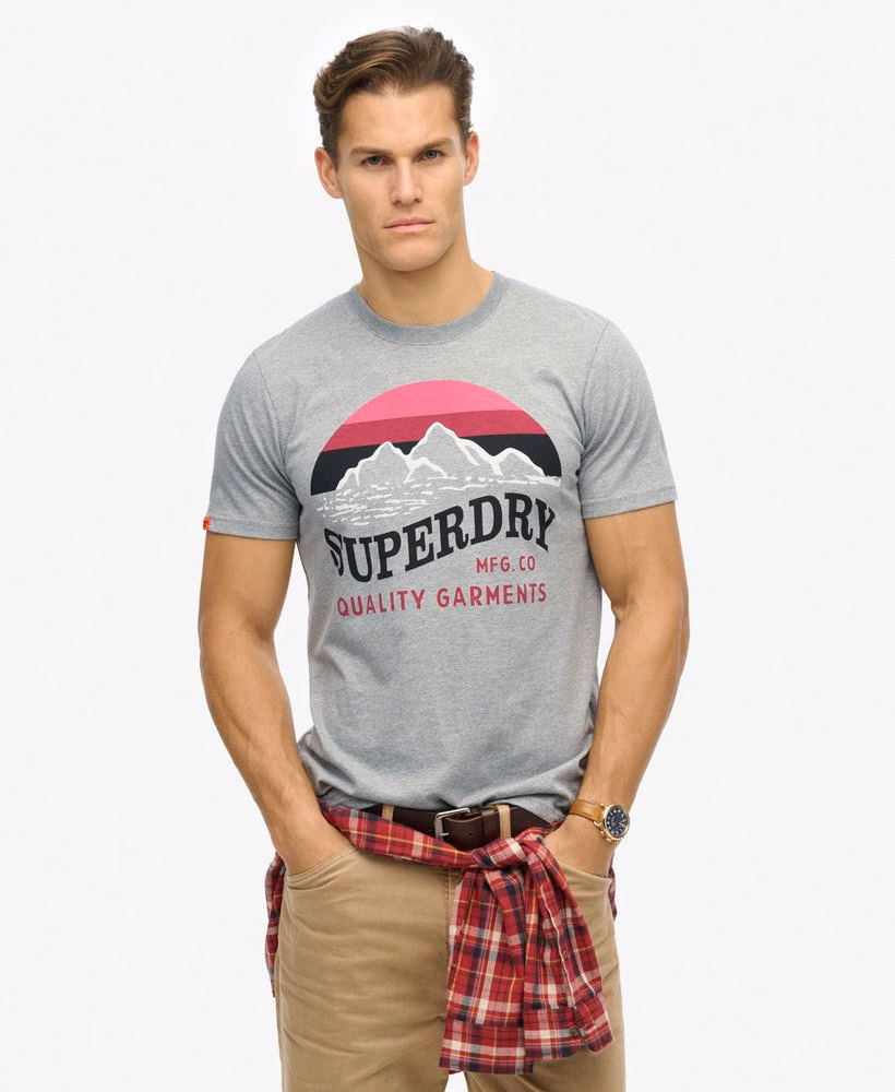 Klassiek relaxed T-shirt voor buitenactiviteiten