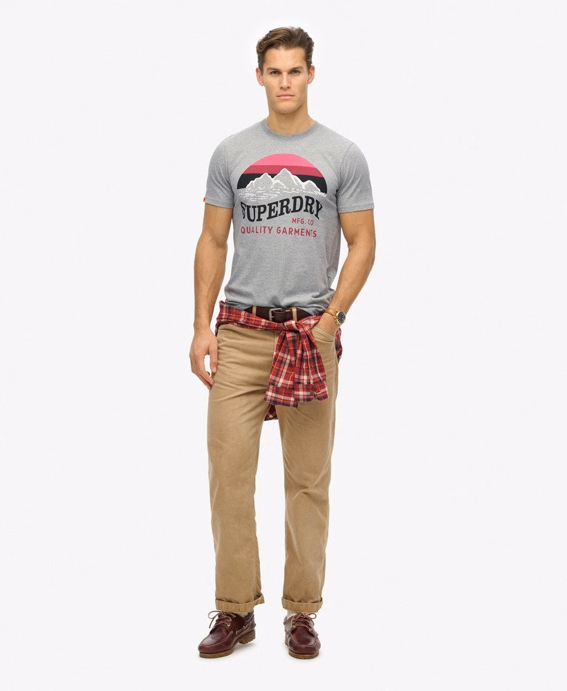 Klassiek relaxed T-shirt voor buitenactiviteiten