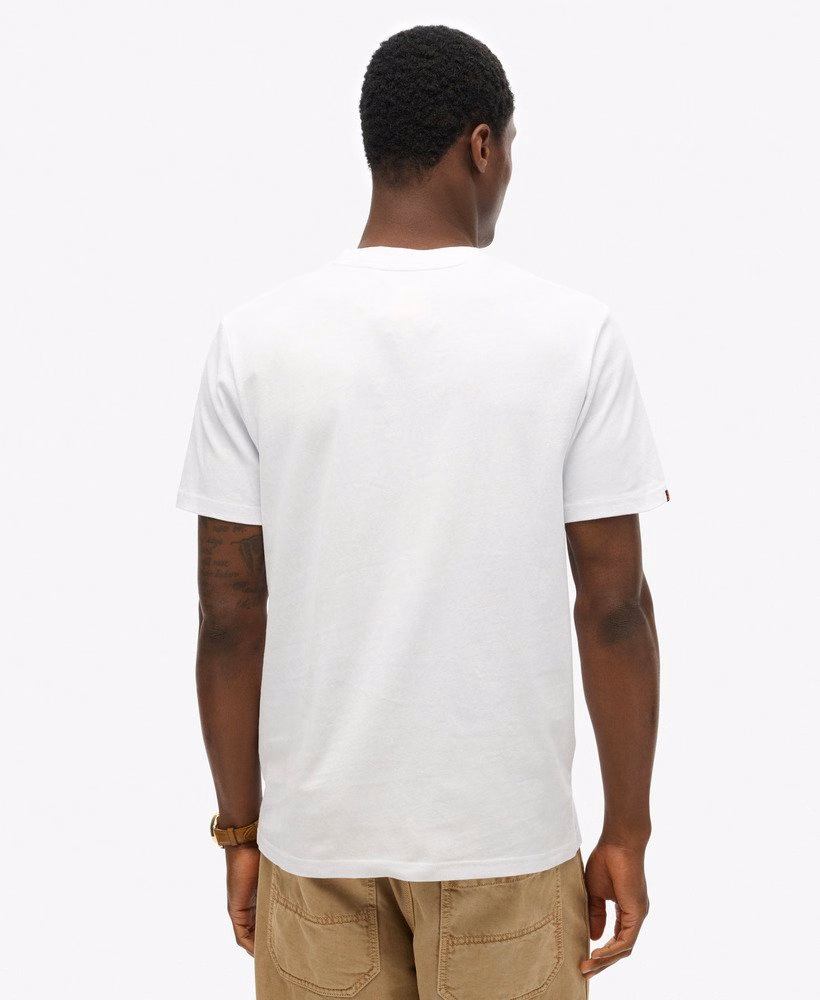 T-shirt met reliëf in werkstijl, comfortabele pasvorm