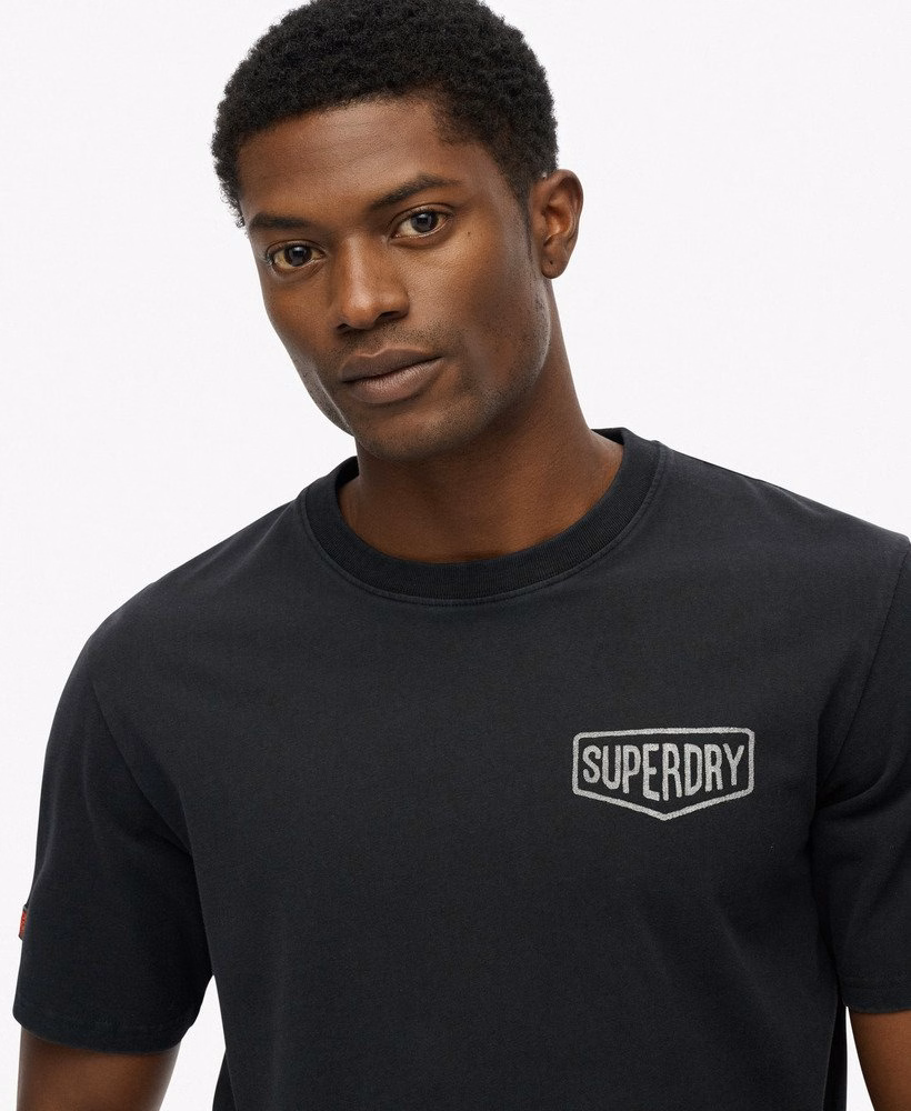 Werk T-shirt met losse pasvorm