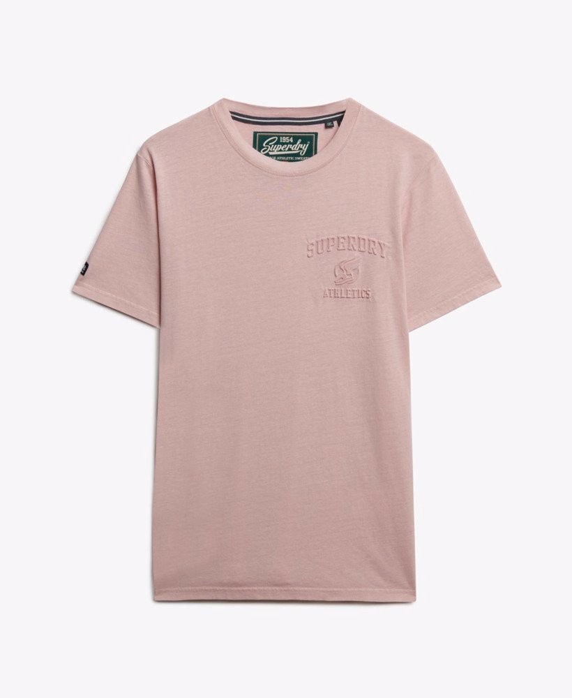 Sportief T-shirt met reliëf, comfortabele pasvorm