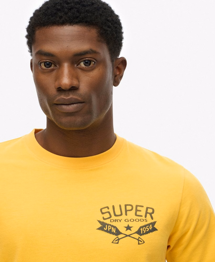 Lo-fi Outdoors T-shirt met borstprint