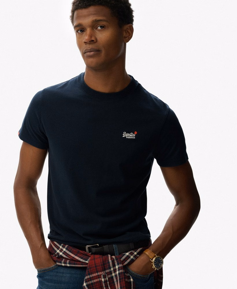 Essentieel T-shirt met contrasterende borduursels