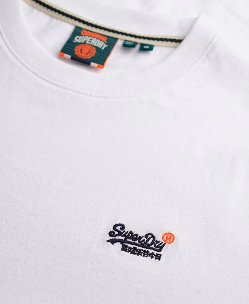 Essentieel T-shirt met contrasterende borduursels