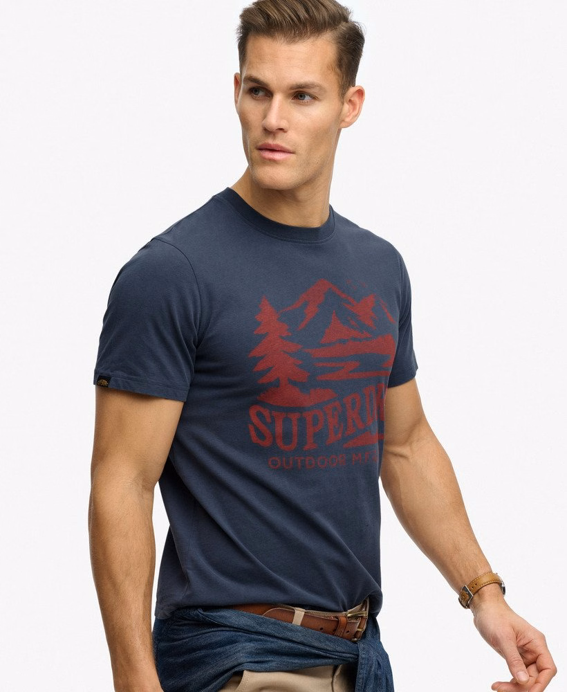 Retro outdoor relaxed T-shirt