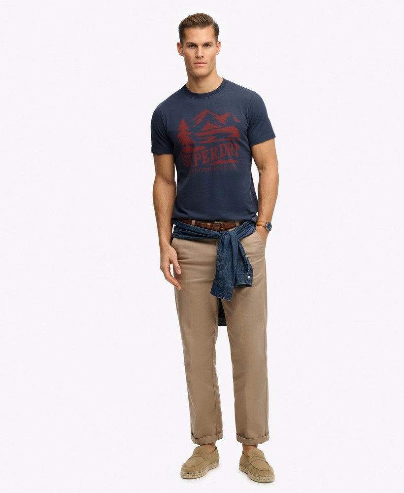 Retro outdoor relaxed T-shirt