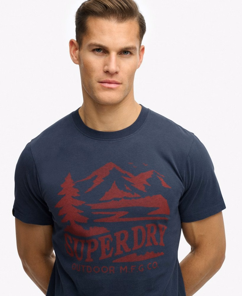Retro outdoor relaxed T-shirt