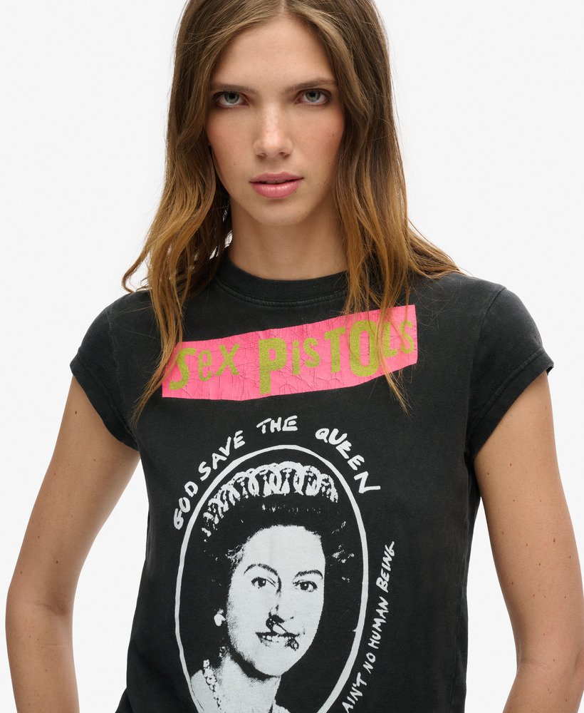 sex pistols limited edition t-shirt met korte mouwen in mid amp black