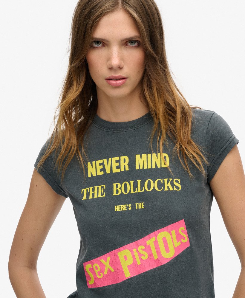 sex pistols limited edition t-shirt met korte mouwen in mid backstage black