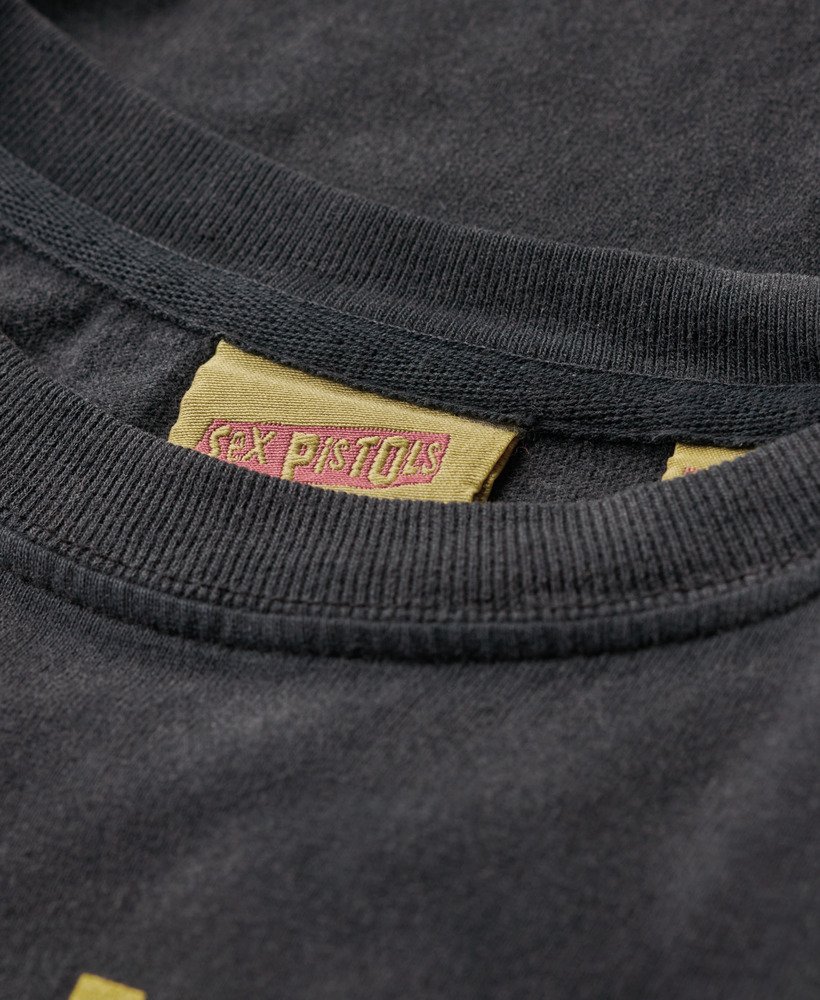 sex pistols limited edition t-shirt met korte mouwen in mid backstage black