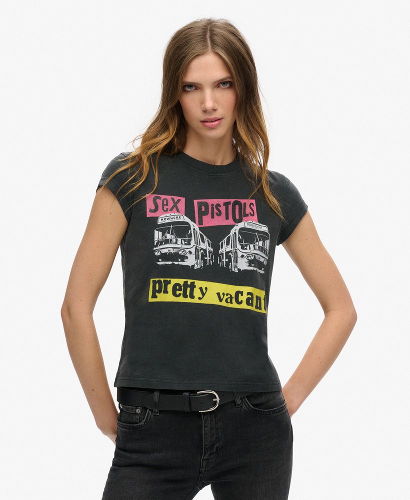sex pistols limited edition t-shirt met korte mouwen in heavy amp black
