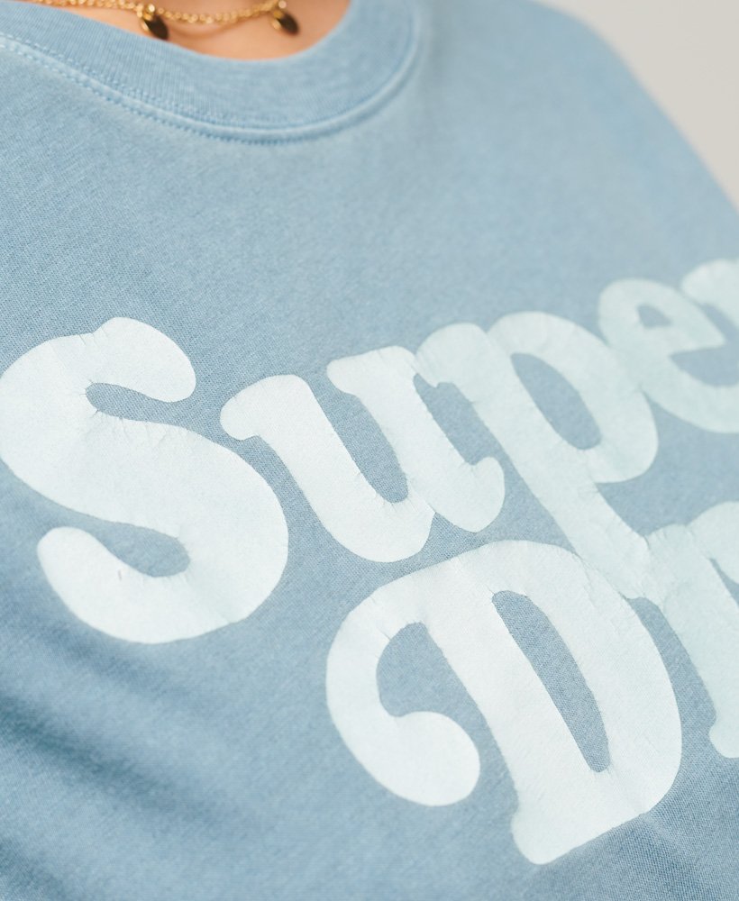 cooper classic 70s logo t-shirt in heritage blue