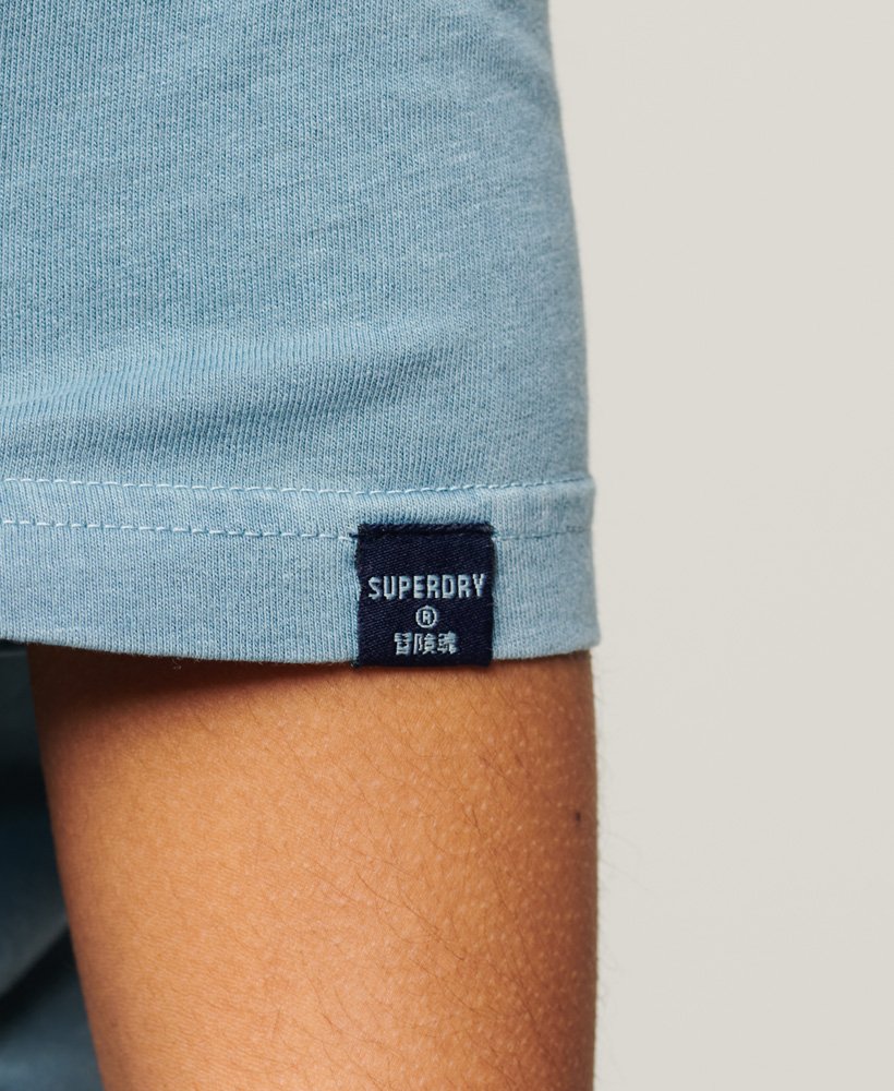 cooper classic 70s logo t-shirt in heritage blue
